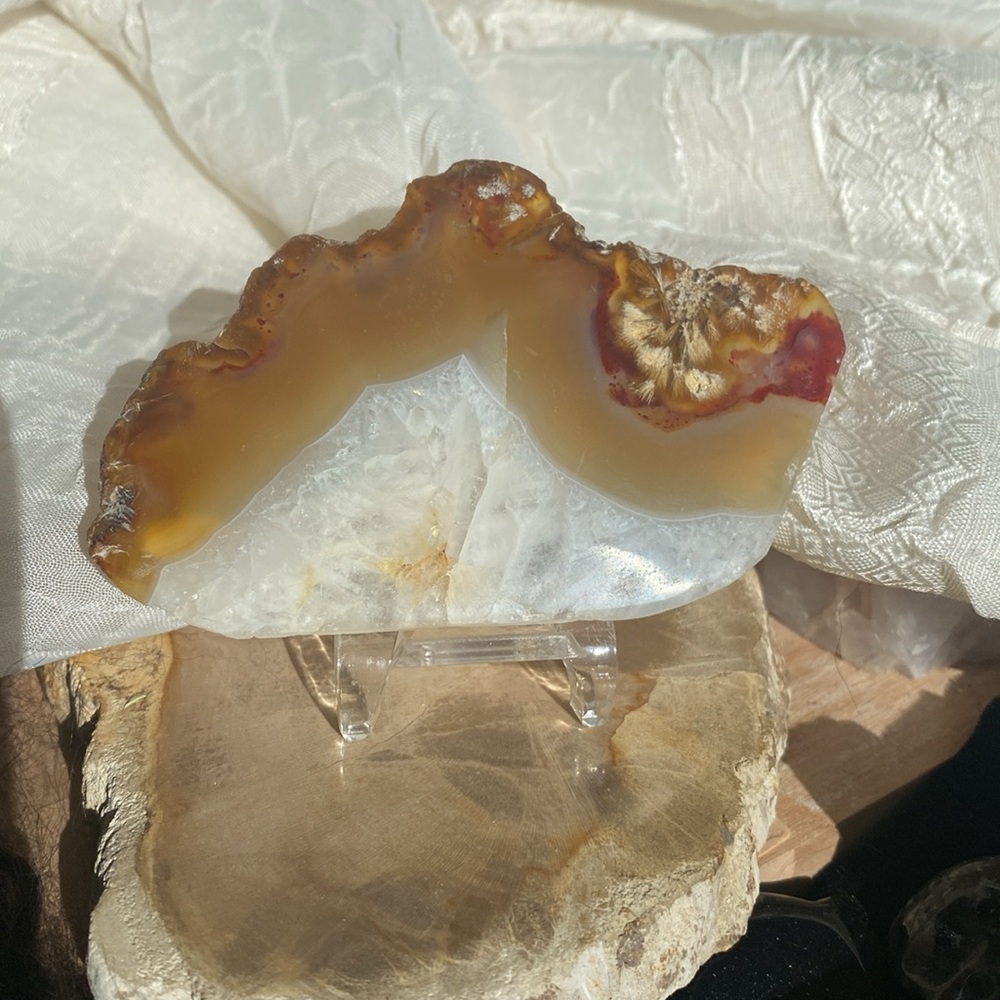 Iris Agate Specimen/ slice - Picture 3 of 4